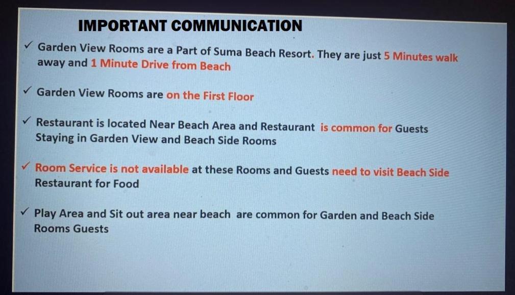 Suma Beach Resort Dāpoli Εξωτερικό φωτογραφία